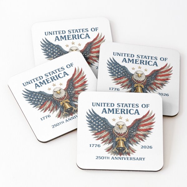 Item preview,  United States of America 250th Anniversary Patriotic Bald Eagle designed and sold by LNThread.