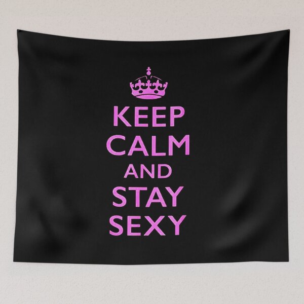 Item preview, Keep Calm and Stay Sexy Pink designed and sold by jeradozola.