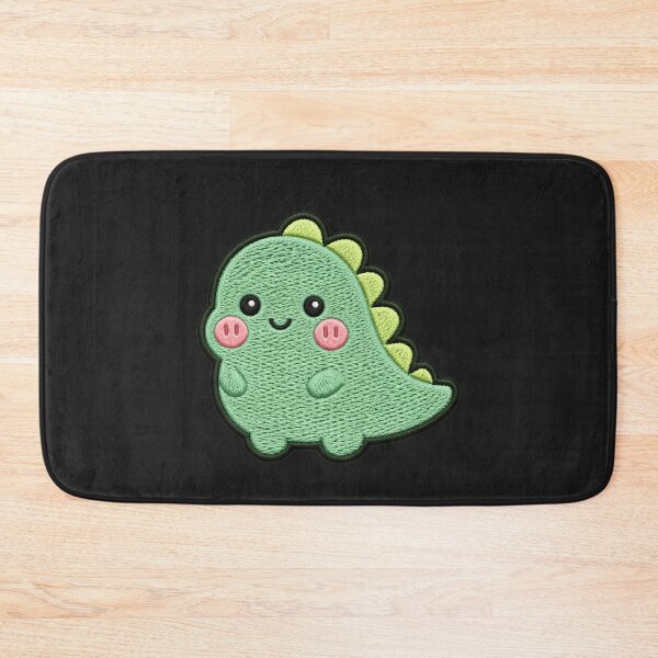 Item preview, Super Cute Kawaii Dinosaur Embroidery Patch Style | Chibi Pastel Dino Aesthetic | Cute Animal Sticker & T-Shirt Design designed and sold by ColorSplash123.