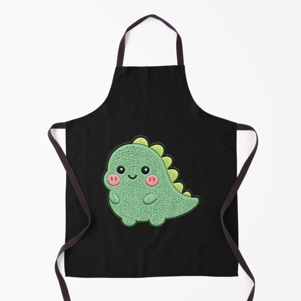 Item preview, Super Cute Kawaii Dinosaur Embroidery Patch Style | Chibi Pastel Dino Aesthetic | Cute Animal Sticker & T-Shirt Design designed and sold by ColorSplash123.