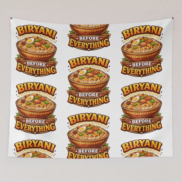 Item preview, Biryani Before Everything– Funny Indian Food Lover Graphic designed and sold by Globalcitytees.