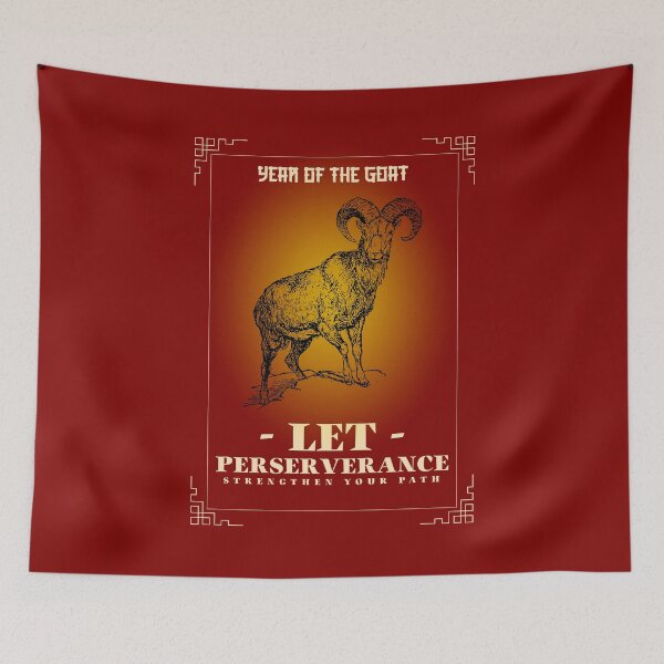 Item preview, Year Of The Ram 羊年 2027 Chinese Lunar New Year Chinese Zodiac designed and sold by GraTEEtude.