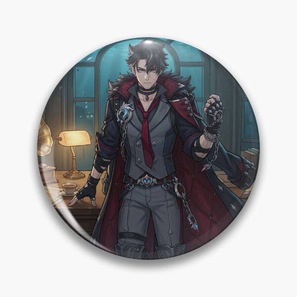 Item preview, Wriothesley // Genshin Impact Illustration designed and sold by Astraphyllia.