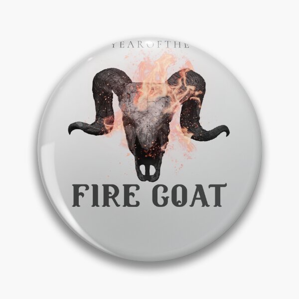 Item preview, Year Of The Fire Goat Chinese Zodiac Chinese New Year 2027 羊年 designed and sold by GraTEEtude.