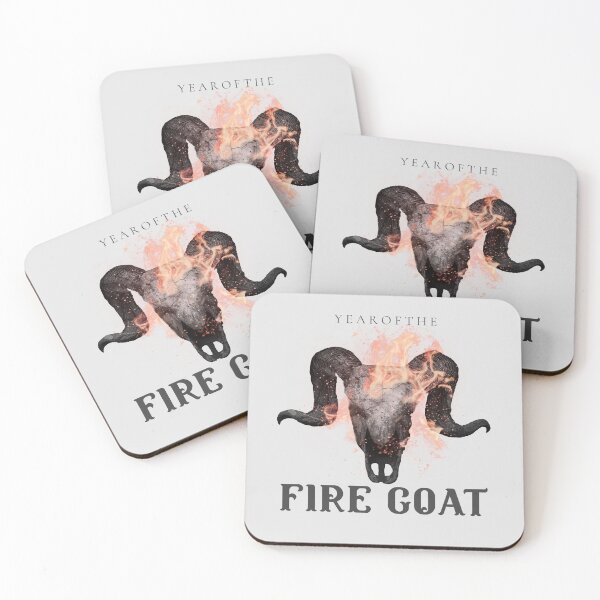 Item preview, Year Of The Fire Goat Chinese Zodiac Chinese New Year 2027 羊年 designed and sold by GraTEEtude.