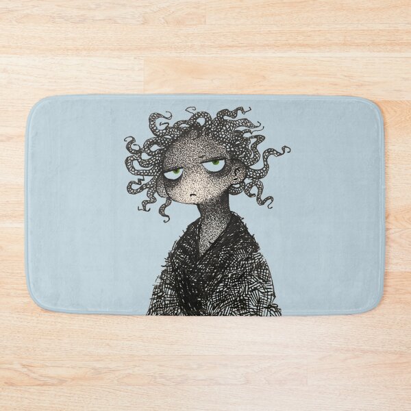 Item preview, Moody Scribble Character with Messy Hair designed and sold by Rangmanch.