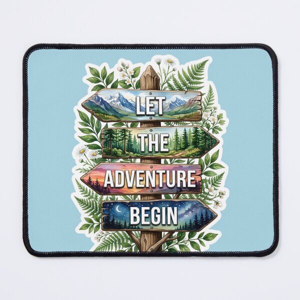 Item preview, Wilderness Journey Adventure Sticker Art designed and sold by Rohan132.