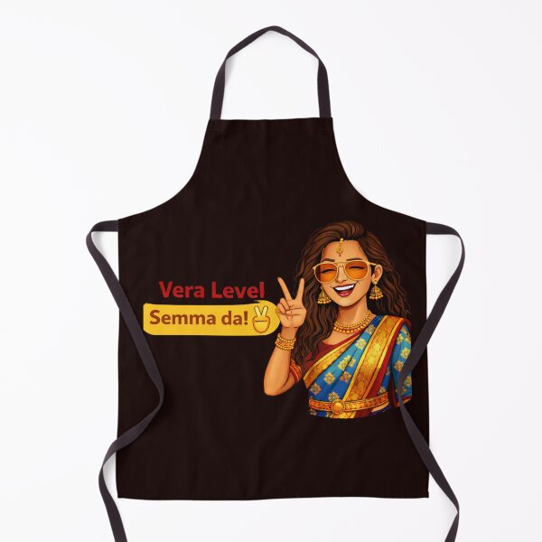 Item preview, Vera Level Semma Da !✌️Funny Tamil Sticker | Indian Swag Girl Aesthetic designed and sold by KS Cosmic Journeys.