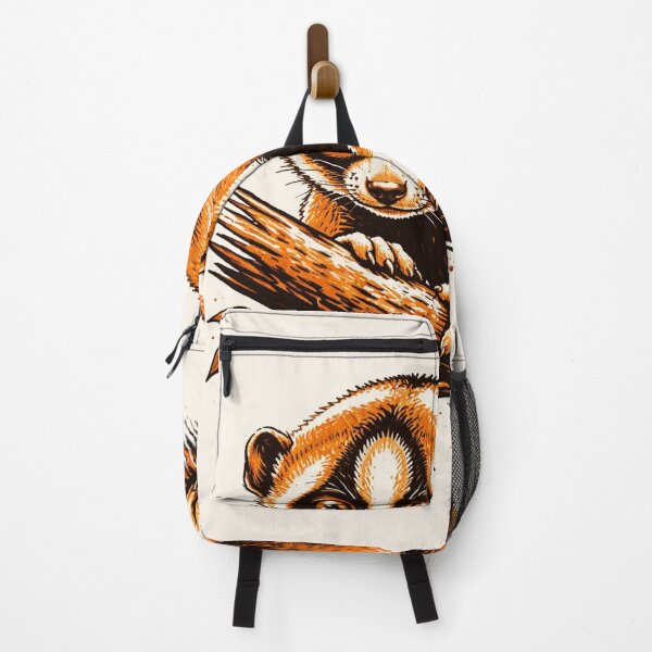 Item preview, Slow Loris Illustration – Cute Primate Retro 3 Color Linocut Style designed and sold by DrizzyV.