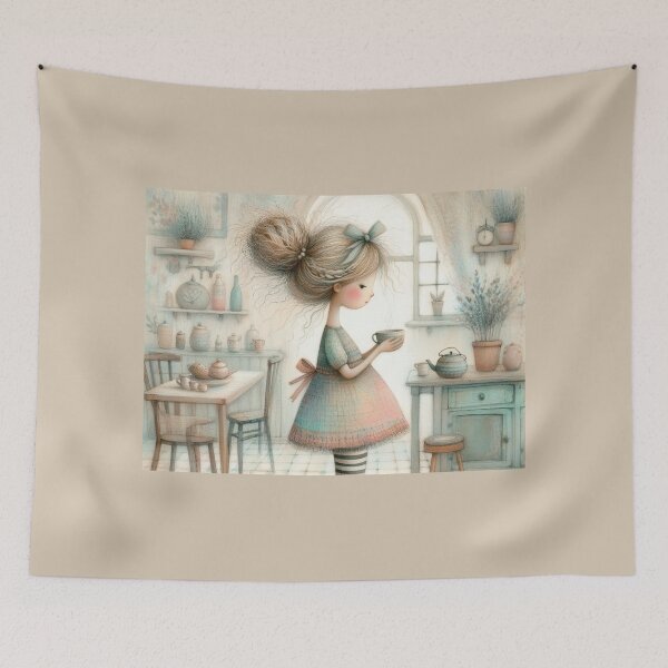 Item preview, A Quiet Tea Break designed and sold by Beyondnote-Art.