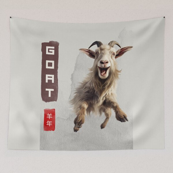 Item preview, Year Of The Sheep Chinese Zodiac Chinese New Year 2027 羊年 designed and sold by GraTEEtude.