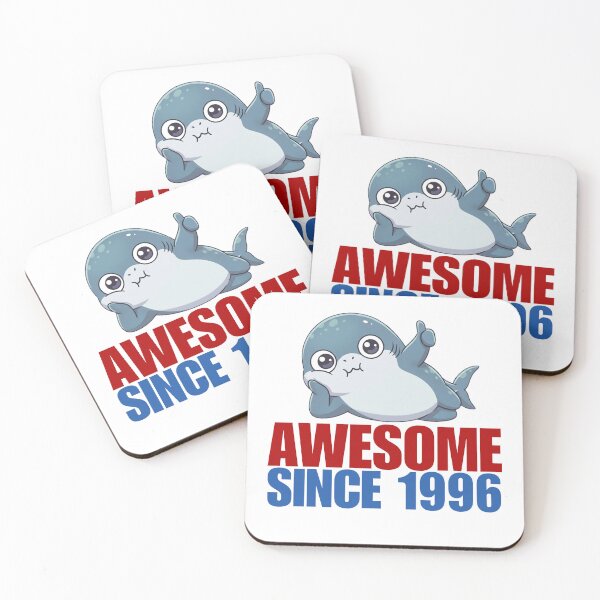 Item preview, Awesome Since 1996 Shark designed and sold by Nature's Chibis.