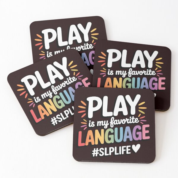 Item preview, Play Is My Favorite Language Slp Teacher Life Men Women designed and sold by WILI-YAWILI.