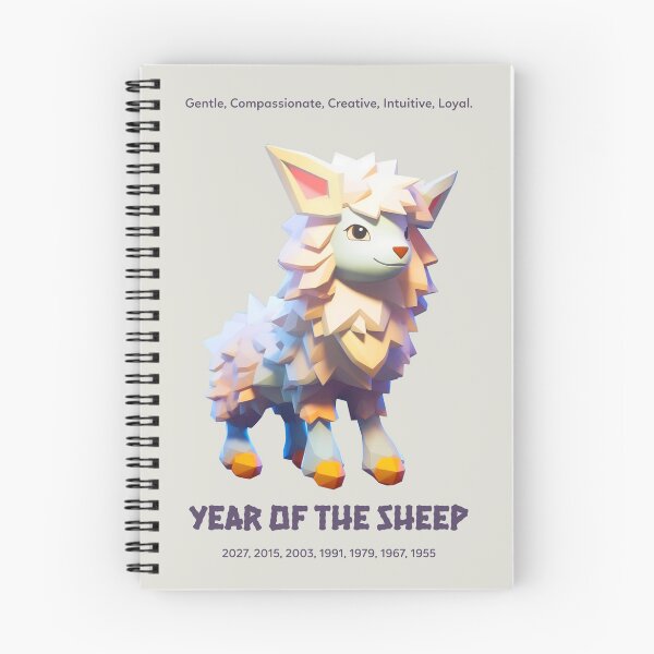 Item preview, Year Of The Sheep Chinese Zodiac Chinese New Year 2027 羊年 designed and sold by GraTEEtude.