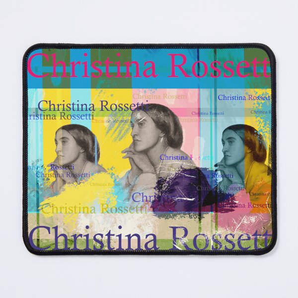 Item preview, Christina Rossetti Pop Art Poets Portrait Collage Colorful designed and sold by Mauswohn.