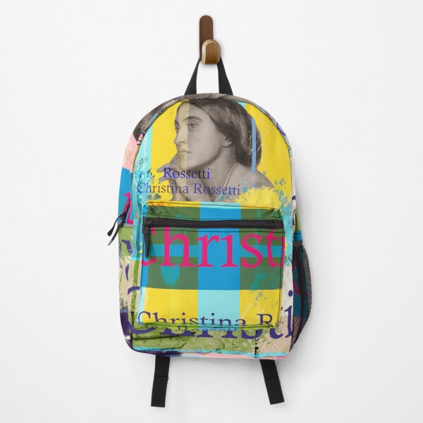 Item preview, Christina Rossetti Pop Art Poets Portrait Collage Colorful designed and sold by Mauswohn.