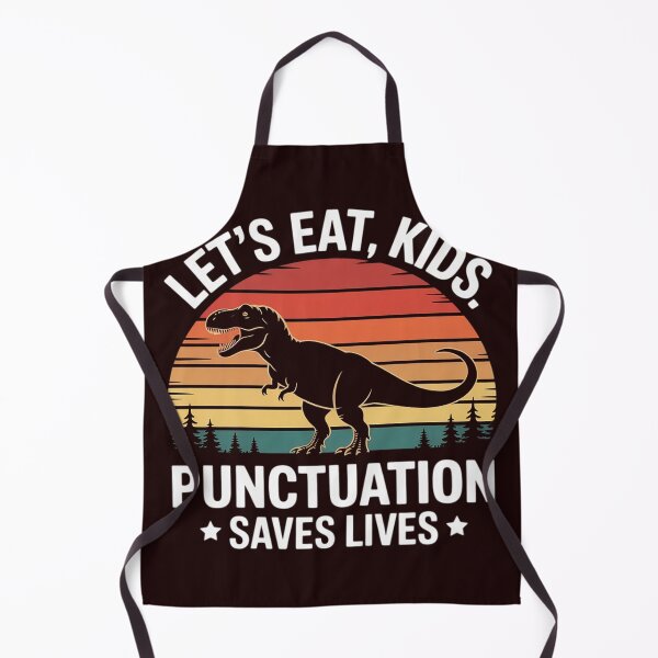 Item preview, Let's Eat Kids Punctuation Saves Lives designed and sold by WILI-YAWILI.