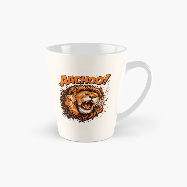 Item preview, Sneezing Lion – Funny Roaring Lion Retro 3 Color Bold Illustration designed and sold by DrizzyV.