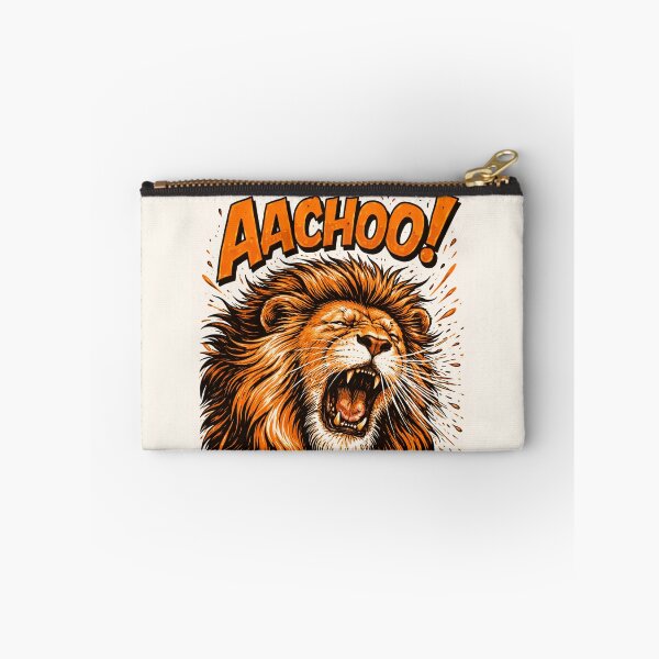 Item preview, Sneezing Lion – Funny Roaring Lion Retro 3 Color Bold Illustration designed and sold by DrizzyV.