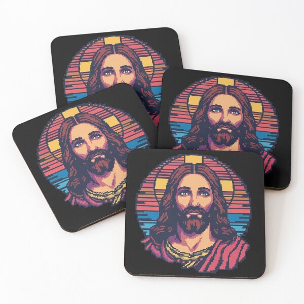 Item preview, RGB Vintage Gaming Jesus designed and sold by Cre8andRecre8.