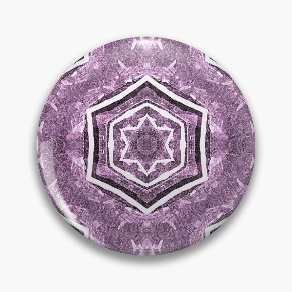 Item preview, White Hexagon Geometric Pattern in Pink designed and sold by Artistestella.