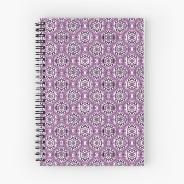 Item preview, White Hexagon Geometric Pattern in Pink designed and sold by Artistestella.