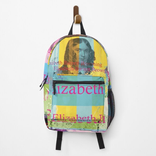 Item preview, Elizabeth Barrett Browning Portrait Collage Colorful Literature Pop Art designed and sold by Mauswohn.