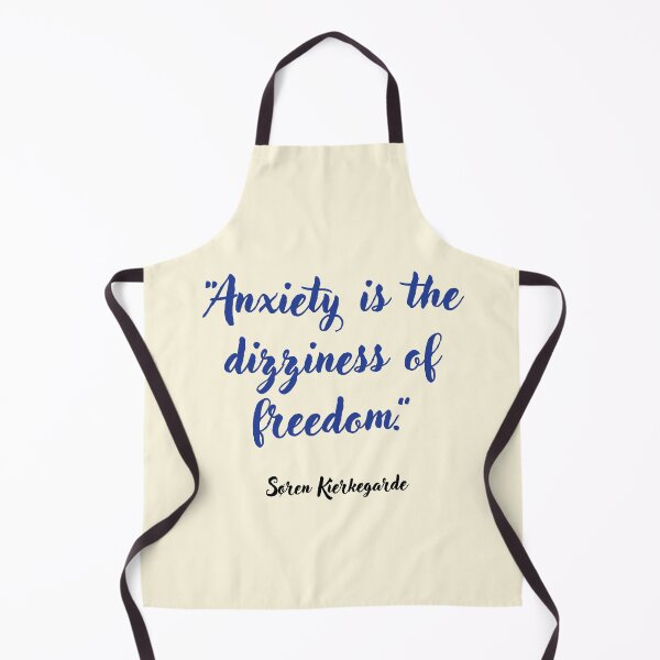 Item preview, Anxiety is the . . . Soren Kierkegaard Quotation designed and sold by CharlottePlaceArt.