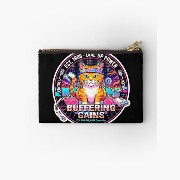 Item preview, Buffering Gains Dial-Up Cat designed and sold by Oommen Studio .