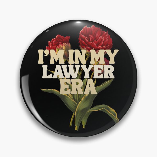 Item preview, I'm in my lawyer era Flowers Classic Funny T-Shirt designed and sold by OldSkullDesigns.