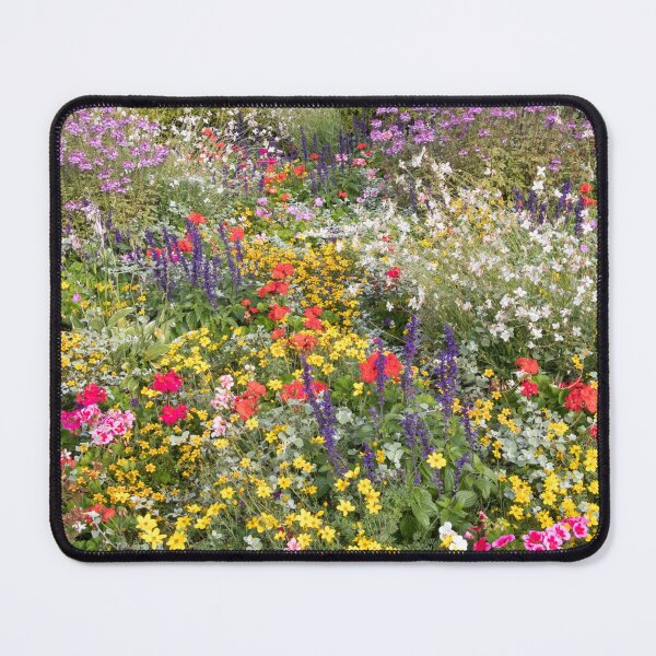 Item preview, Gift idea photo colorful flower meadow designed and sold by Katja LebenFreude.
