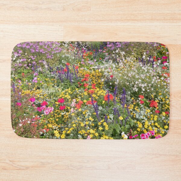 Item preview, Gift idea photo colorful flower meadow designed and sold by Katja LebenFreude.