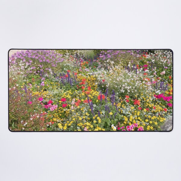 Item preview, Gift idea photo colorful flower meadow designed and sold by Katja LebenFreude.