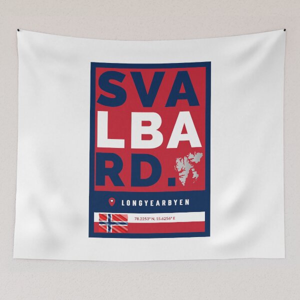 Item preview, Svalbard Norway Longyearbyen Arctic Travel Destination North Pole designed and sold by GraTEEtude.