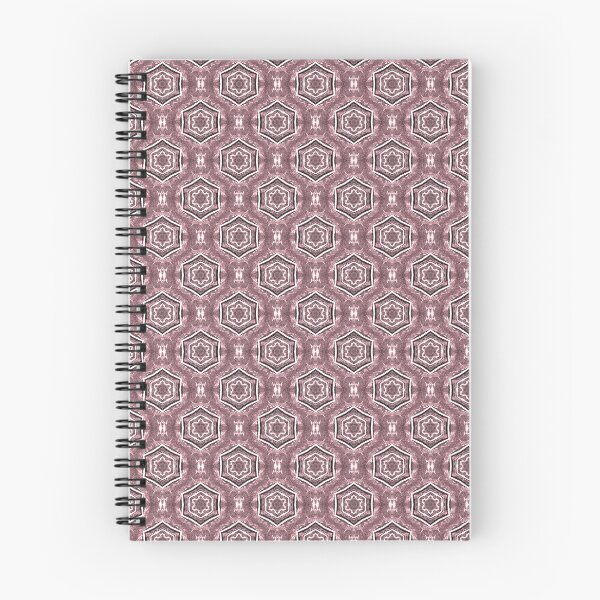 Item preview, White Hexagon Geometric Pattern in Burgundy designed and sold by Artistestella.