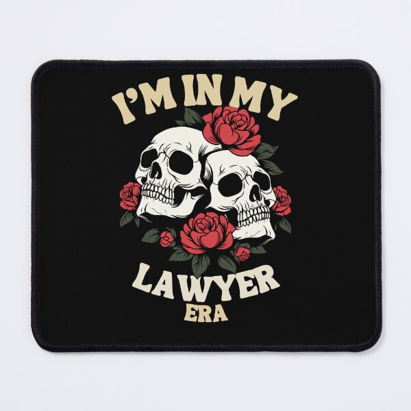 Item preview, I'm in my lawyer era Skulls and Flowers Classic Funny T-Shirt designed and sold by OldSkullDesigns.