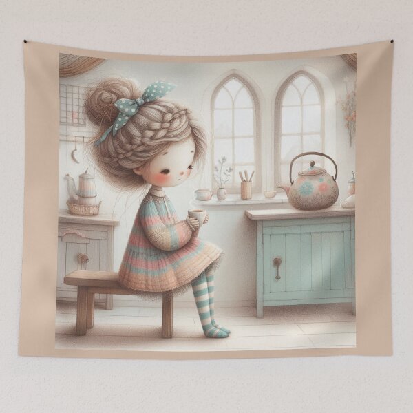 Item preview, A Quiet Tea Break designed and sold by Beyondnote-Art.