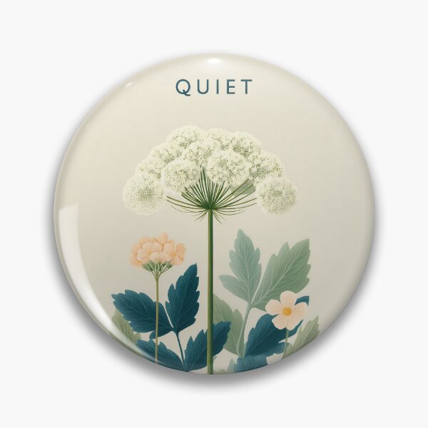 Item preview,  Dill Flower Quiet – Minimal Botanical Illustration with Calm Typography designed and sold by BobaBunny76.