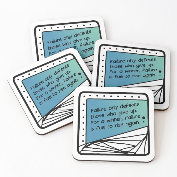 Item preview, Failure Is Fuel Quote Art designed and sold by MottoMosaic.