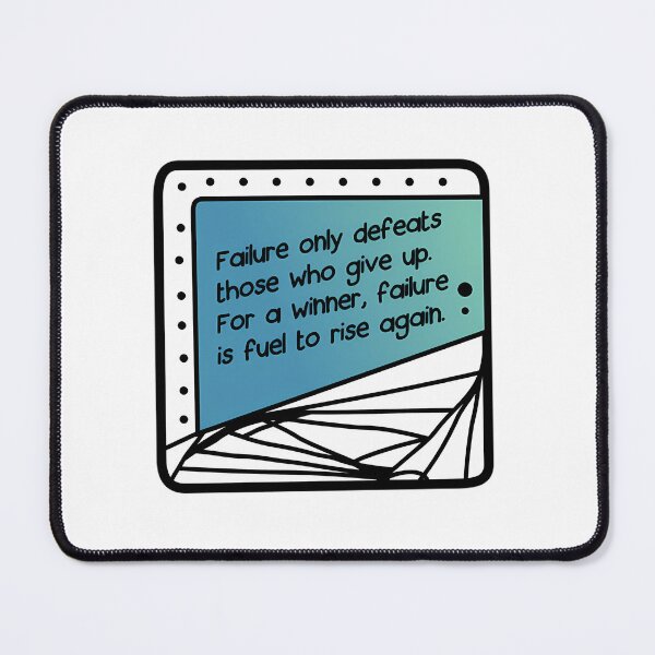 Item preview, Failure Is Fuel Quote Art designed and sold by MottoMosaic.