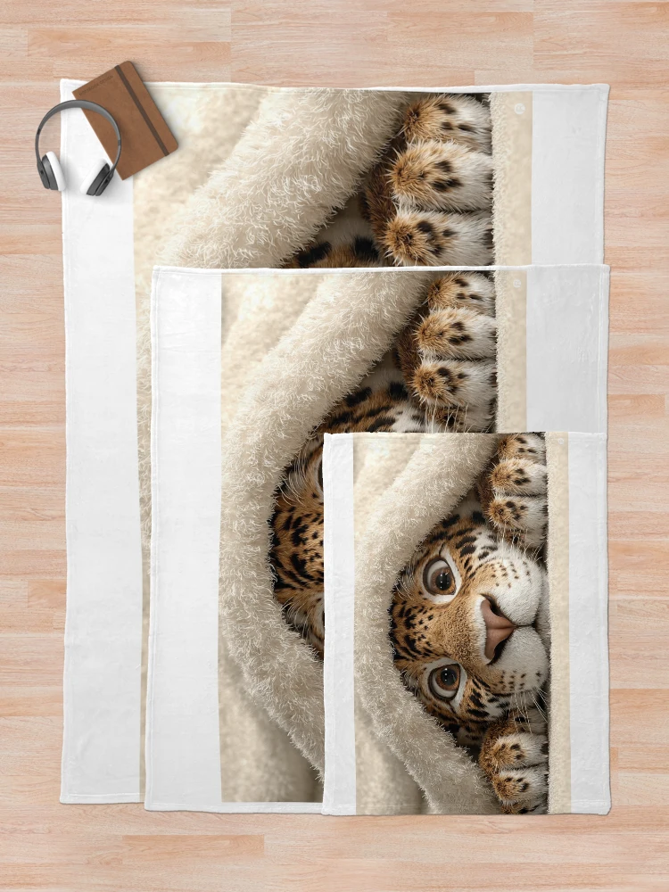 Thumbnail 5 of 6, Throw Blanket, Peeks designed and sold by RicoInStudios.