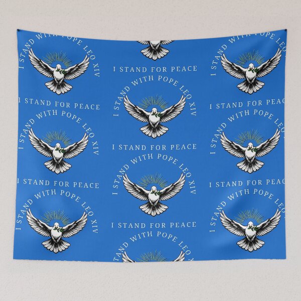 Item preview, I Stand With Pope Leo XIV, I Stand For Peace designed and sold by Kate Miller Illustrator.
