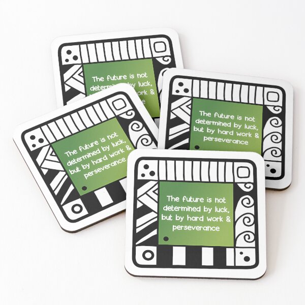 Item preview, Hard Work Perseverance Quote Art designed and sold by MottoMosaic.