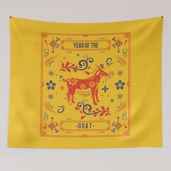 Item preview, 2027 Year Of The Goat 羊年 Chinese Zodiac Chinese Lunar New Year designed and sold by GraTEEtude.
