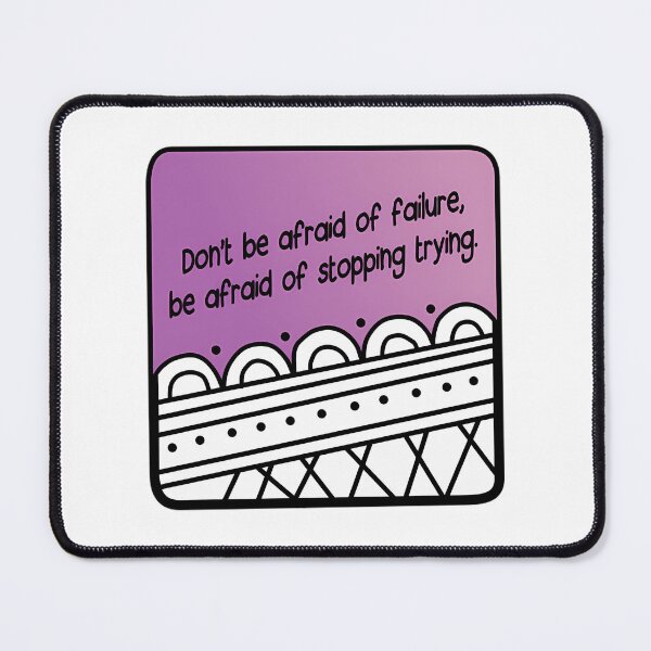 Item preview, Keep Trying Quote Art designed and sold by MottoMosaic.