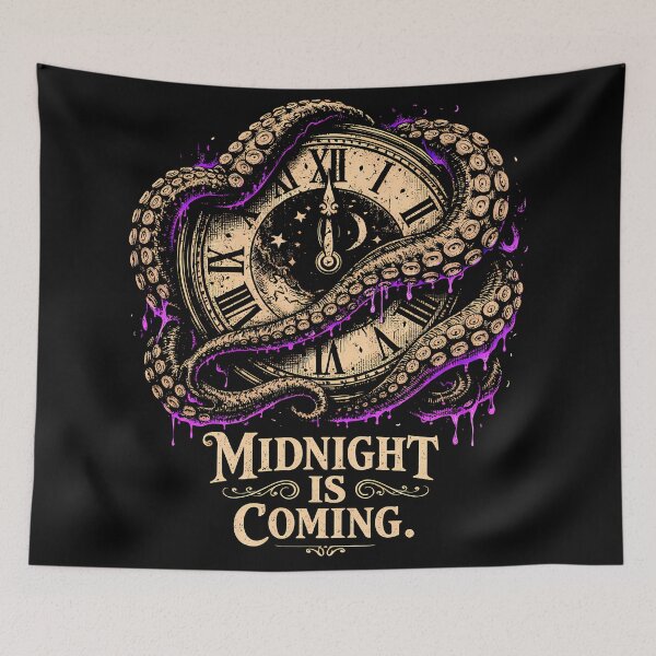 Item preview, Surreal Doomsday Clock Midnight Graphic designed and sold by agearb.