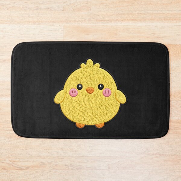 Item preview, Super Cute Kawaii Chick Embroidery Patch Style | Chibi Pastel Yellow Bird Aesthetic | Cute Animal Sticker & T-Shirt Design designed and sold by ColorSplash123.