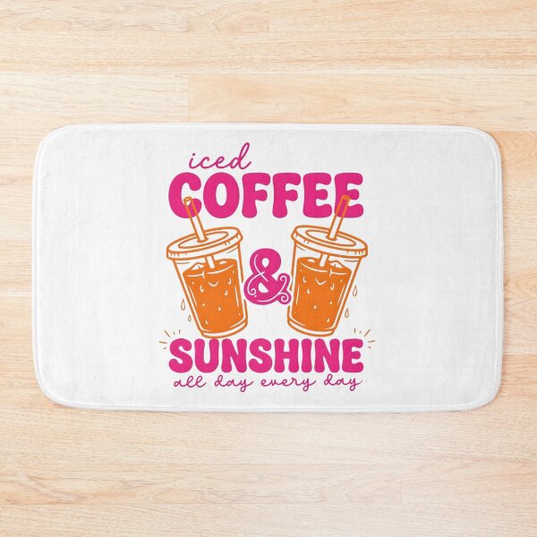 Item preview, Iced Coffee and Sunshine All Day Every Day T-Shirt | Retro Summer Vibes | Cute Coffee Lover Gift designed and sold by Shivartdesign36.