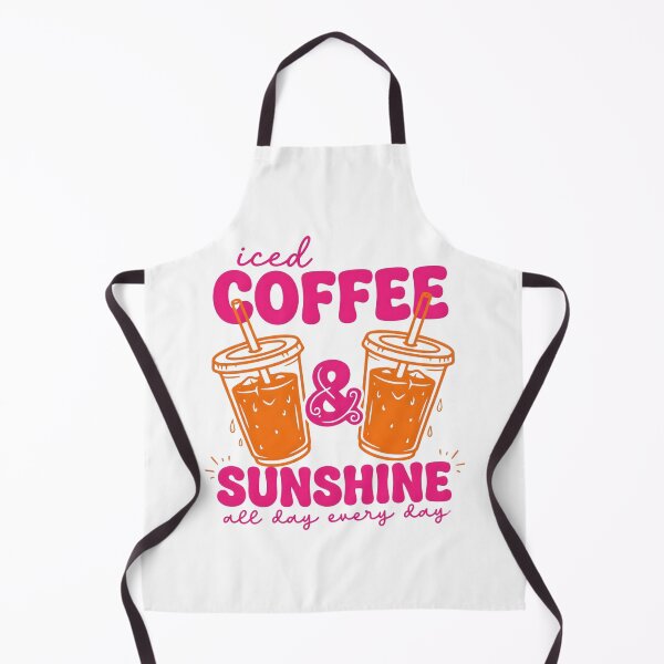 Item preview, Iced Coffee and Sunshine All Day Every Day T-Shirt | Retro Summer Vibes | Cute Coffee Lover Gift designed and sold by Shivartdesign36.
