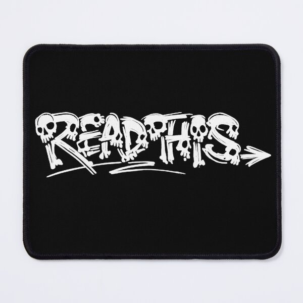 Item preview, READ THIS Skull Marker Tag Graffiti Grunge Streetwear designed and sold by etuvibes.